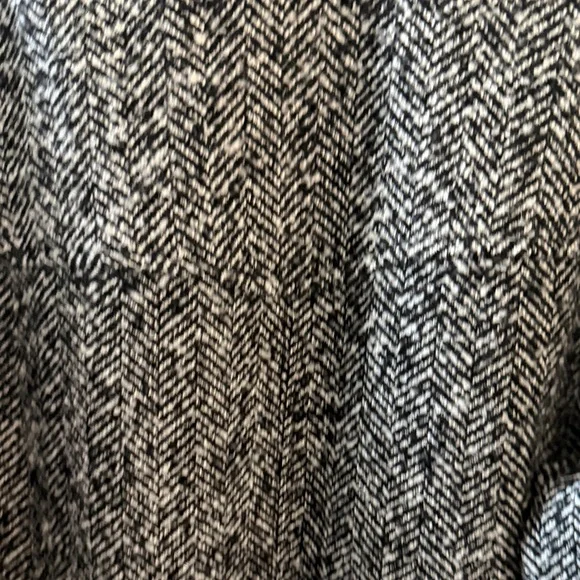Levi's Black & Gray Herringbone Wool blend Coat - Picture 11 of 12